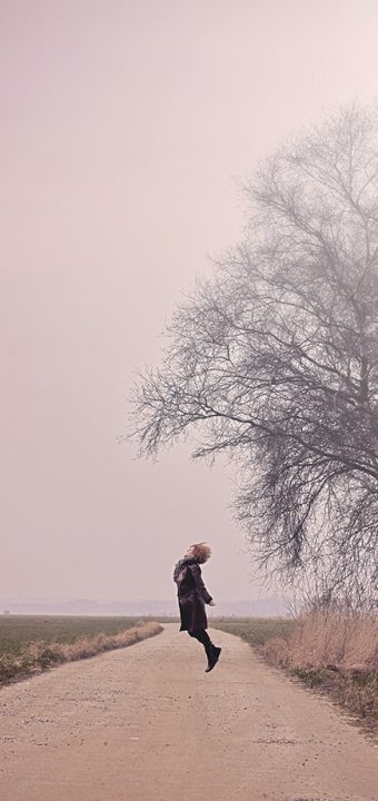 Levitationsfotos - flyvende personer